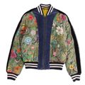 極美品 グッチ GUCCI ジャケット 2018 ボンバージャケット フローラ 