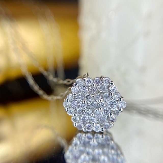 2022発売 ☆超輝き!天然ブラックダイヤモンド0.30ct k18金ペンダント