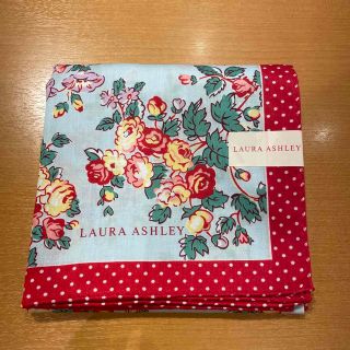 ローラアシュレイ(LAURA ASHLEY)のローラアシュレイ大判ハンカチブルー(ハンカチ)