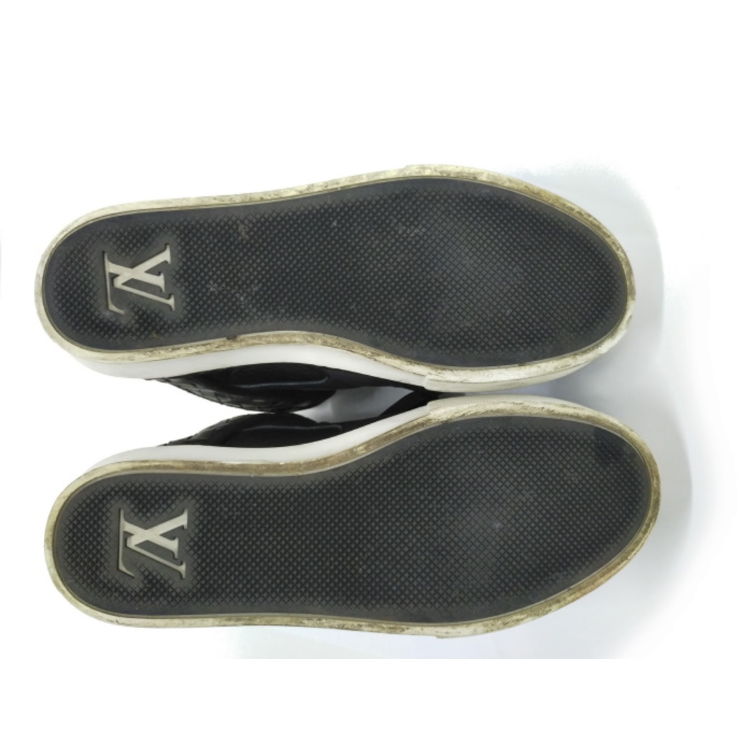 LOUIS VUITTON(ルイヴィトン)のLOUIS VUITTON 靴 スニーカー ハイカット ダミエ レザー グレー系 メンズの靴/シューズ(スニーカー)の商品写真