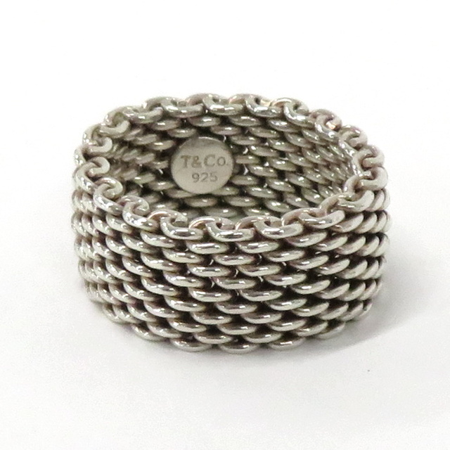 TIFFANY&Co. メッシュリング 指輪 SV925 シルバー 約12号 【数量限定