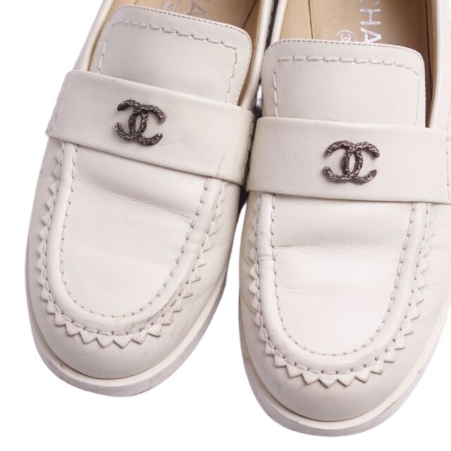 CHANEL - シャネル CHANEL ローファー G31006 ココマーク カーフ CHANEL - シャネル CHANEL ローファー G31006 ココマーク カーフ