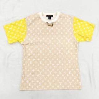 ルイヴィトン(LOUIS VUITTON)のLOUIS VUITTON Tシャツ パステル モノグラム ベージュ ピンク(Tシャツ(半袖/袖なし))