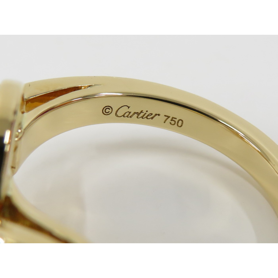 新品仕上げ済みカラーCartier アグラフ リング 750YG K18YG イエローゴールド