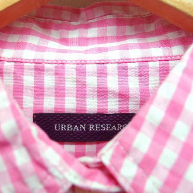 URBAN RESEARCH(アーバンリサーチ)のアーバンリサーチ URBAN RESEARCH ギンガムチェックシャツ ブラウス レディースのトップス(シャツ/ブラウス(長袖/七分))の商品写真