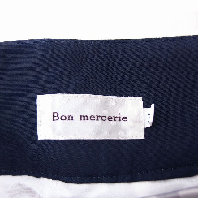 ボンメルスリー BON MERCERIE ギンガムチェック フレアスカート ミニ レディースのスカート(ミニスカート)の商品写真