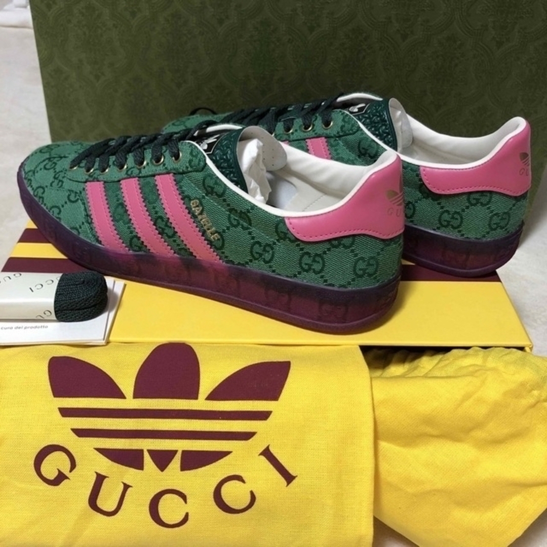 Gucci(グッチ)の期間限定コラボ　ADIDAS×GUCCI GAZELLE   レディースの靴/シューズ(スニーカー)の商品写真