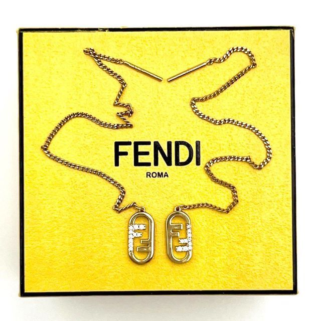 【希少】フェンディ　レディース　チェーン　ピアス　イヤリング　オーロックFENDI