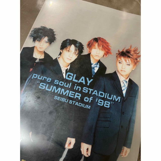 GLAY pure soul tour クリアファイル エンタメ/ホビーのタレントグッズ(ミュージシャン)の商品写真