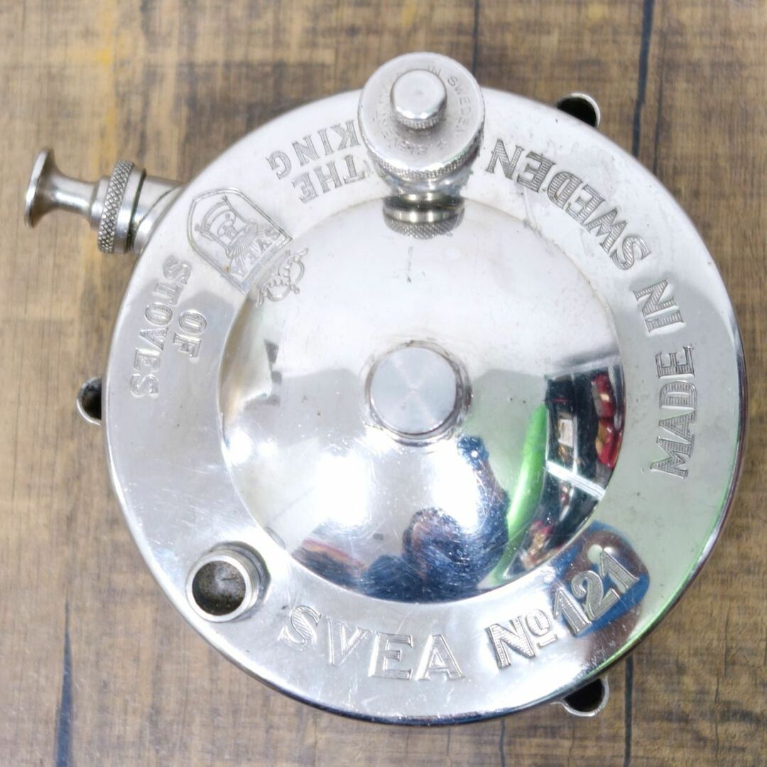 スベア SVEA 121 THE KING OF STOVES メッキ仕様 ケース付き スベア SVEA 121 THE KING OF STOVES メッキ仕様 ケース付き