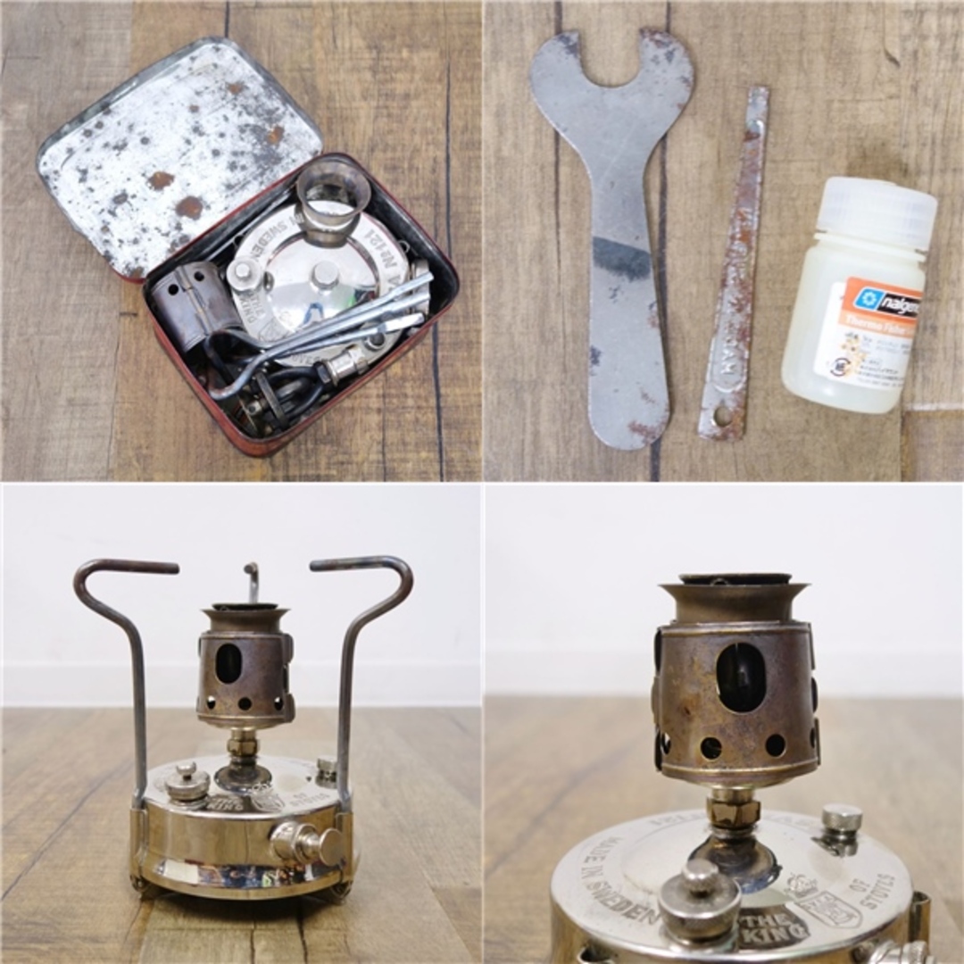 スベア SVEA 121 THE KING OF STOVES メッキ仕様 ケース付き スベア SVEA 121 THE KING OF STOVES メッキ仕様 ケース付き