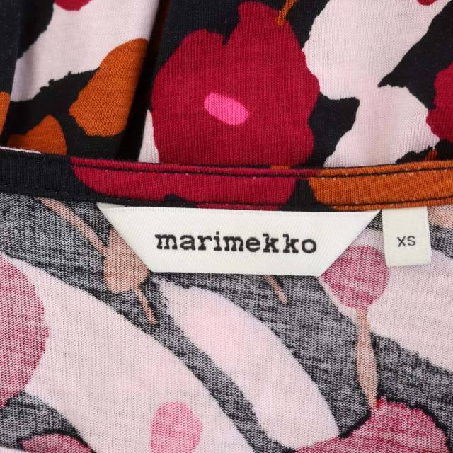 marimekko(マリメッコ)のマリメッコ ワンピース チュニック 長袖 花柄 ミニ フレア プルオーバー レディースのワンピース(ミニワンピース)の商品写真