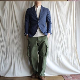 コモリ(COMOLI)のaran m-49 m-47 カーゴパンツ(ワークパンツ/カーゴパンツ)