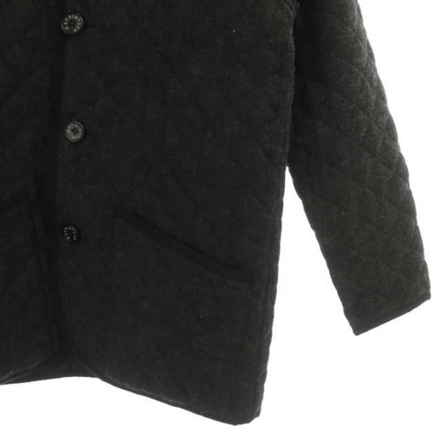マッキントッシュ キルティングジャケット ウール ステンカラー 英国製 36 黒
