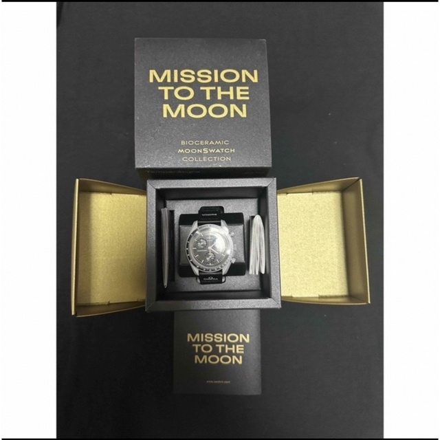 完璧 OMEGA スウォッチ オメガ swatch OMEGA gold Shine Moon - 腕時計