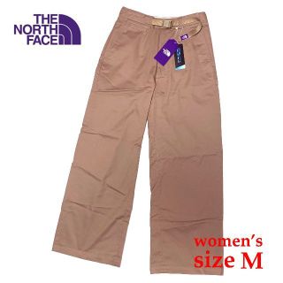 ザノースフェイス(THE NORTH FACE)の新品　Mサイズ ノースフェイスパープルレーベル　レディース　ツイルバギーパンツ(カジュアルパンツ)