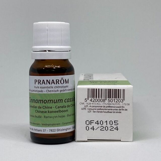 PRANAROM(プラナロム)のプラナロム シナモンカッシア 10ml 精油 PRANAROM コスメ/美容のリラクゼーション(エッセンシャルオイル（精油）)の商品写真