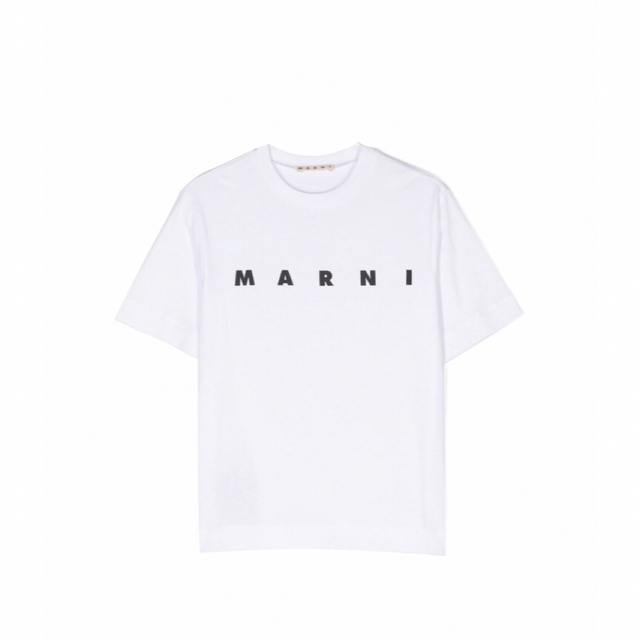 【新作】MARNI ロゴTシャツ　ホワイト　14  ラスト1点となりました！