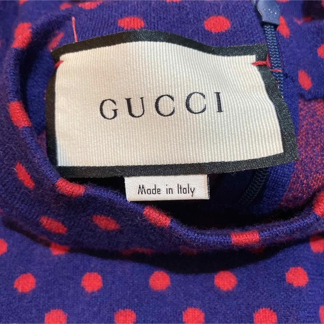 ☆最終お値下げ☆GUCCI ドットニットトップス ☆最終お値下げ☆GUCCI ドットニットトップス