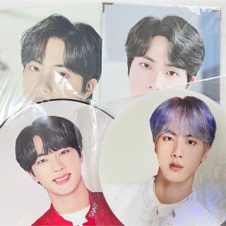 ボウダンショウネンダン(防弾少年団(BTS))のBTS ジン JIN LYS うちわ プレフォト まとめ売り 4点(アイドルグッズ)