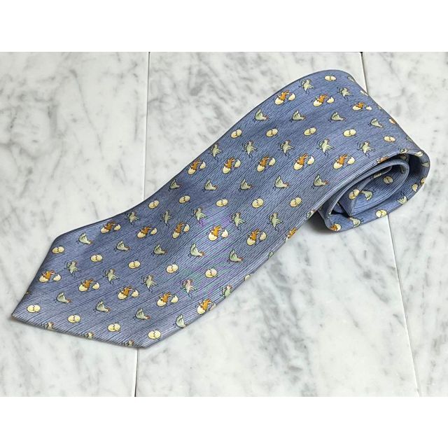 HERMES ライトブルー うさぎ ニワトリ - 通販 - gofukuyasan.com