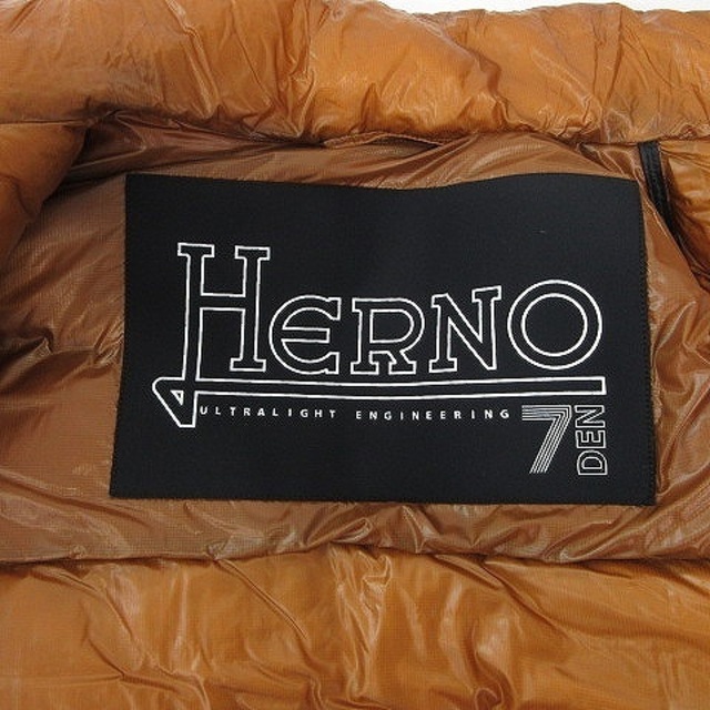 ヘルノ HERNO 美品 ウルトラライト ダウンジャケット ジップ 48 L