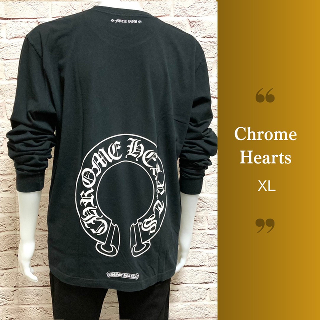 CHROME HEARTSクロムハーツ Tシャツ L 長袖 黑 XL