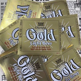 ヴィンテージラベル　"Gold"　5枚　紙モノ(印刷物)