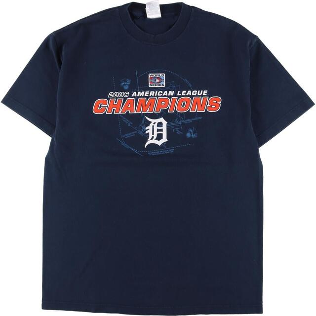 ALSTYLE APPAREL＆ACTIVEWAR MLB DETROIT TIGERS デトロイトタイガース スポーツプリントTシャツ メンズM ヴィンテージ /eaa327315