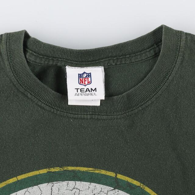 TEAM APPAREL NFL GREEN BAY PACKERS グリーンベイパッカーズ スポーツプリントTシャツ メンズM /eaa326893 2