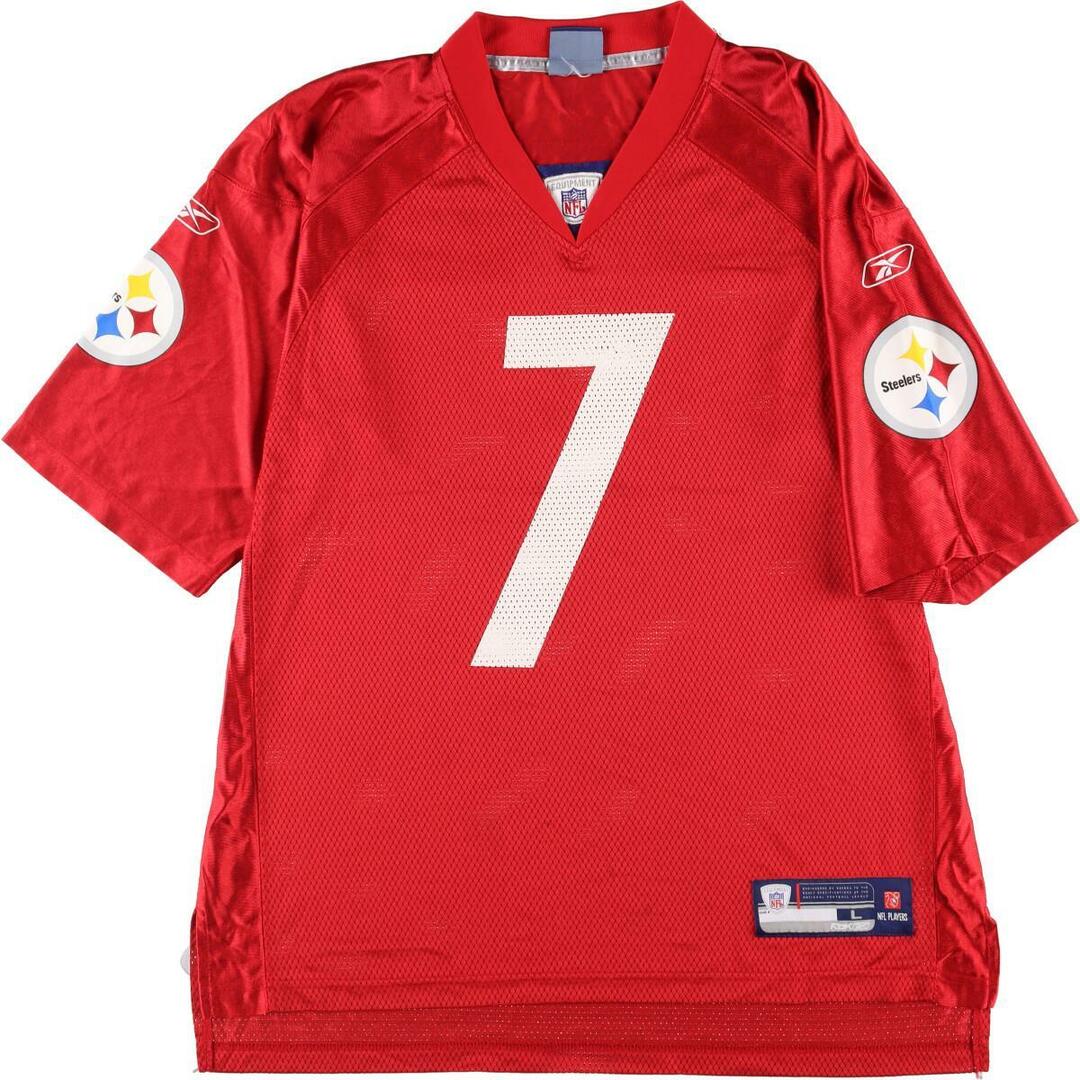 リーボック Reebok NFL PITTSBURGH STEELERS ピッツバーグスティーラーズ Vネック メッシュ ゲームシャツ フットボールシャツ メンズXL /eaa325384