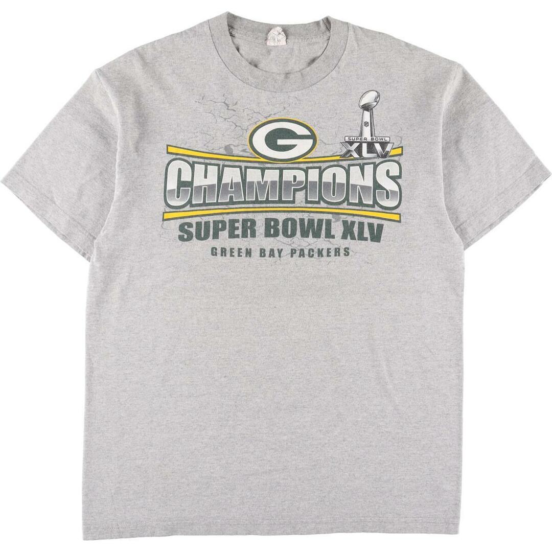 ALSTYLE APPAREL ＆ ATHLETICWEAR NFL GREEN BAY PACKERS グリーンベイパッカーズ スポーツプリントTシャツ メンズL /eaa326882