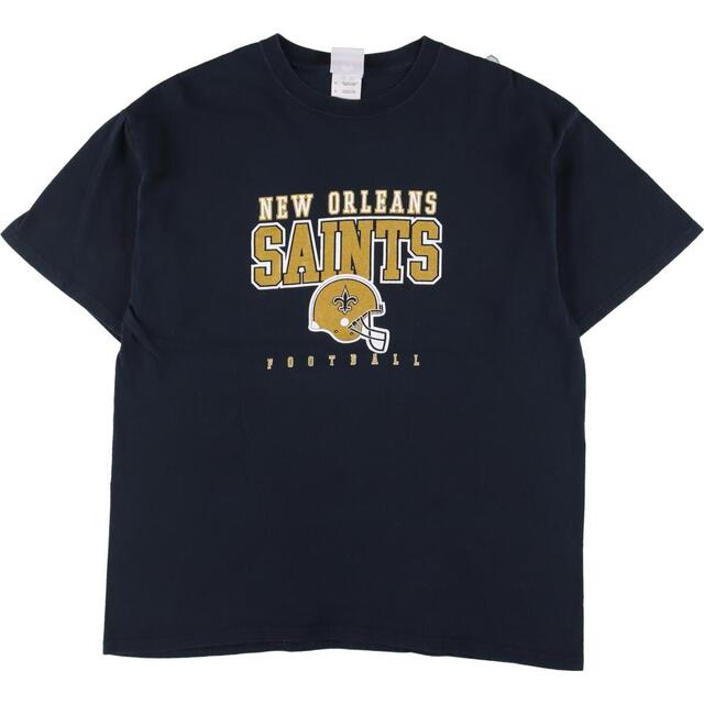 NFL TEAM APPAREL NFL NEW ORLEANS SAINTS ニューオーリンズセインツ スポーツプリントTシャツ メンズL /eaa327316