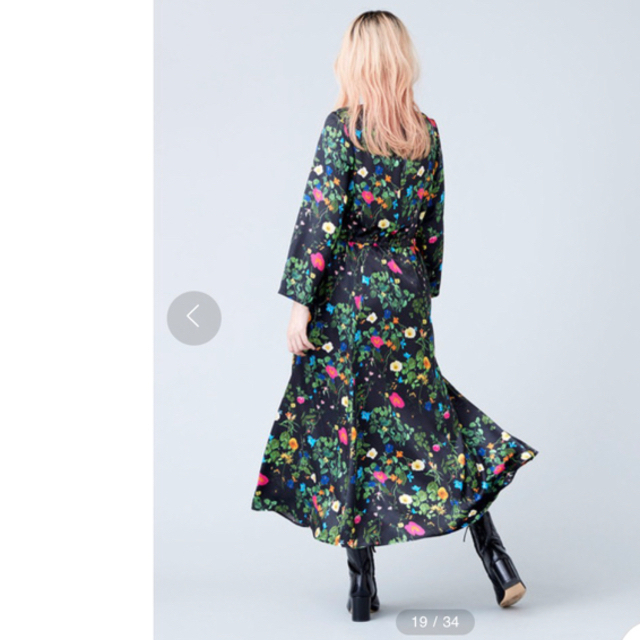 組み合わせ自由自在 極美品 Essentiel Antwerp 花柄 ボタニカル ロング