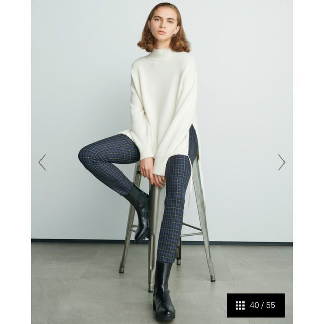Theory 21AW ハイネックプルオーバーニット アイボリー 新品 | フリマアプリ ラクマ