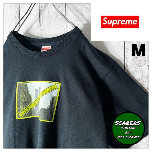USA製 M】シュプリーム ワールドトレードセンター フォト Tシャツ 黒