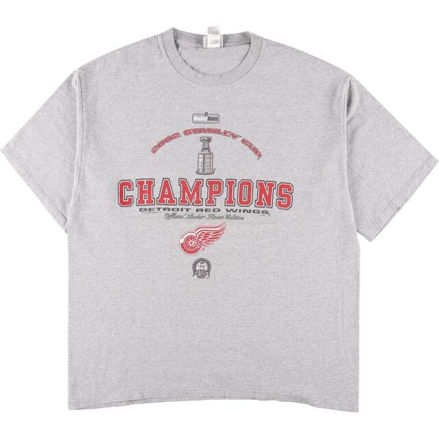 リー スポーツ Lee SPORTS NHL DETROIT RED WINGS デトロイトレッドウイングス STANLEY CUP スタンリーカップ スポーツプリントTシャツ メンズL /eaa327053