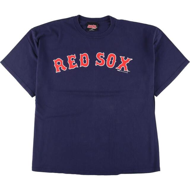 Stitches MLB BOSTON REDSOX ボストンレッドソックス スポーツプリントTシャツ メンズL /eaa327049