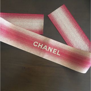 シャネル(CHANEL)のシャネル　CHANEL リボン　ラッピング　赤　レッド　クリスマス　ホリデー(ショップ袋)