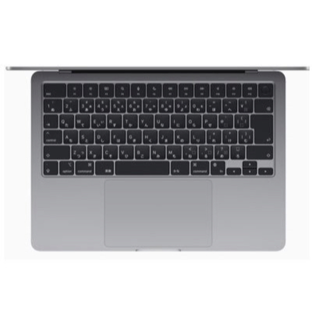 Mac (Apple)(マック)の新品未開封 MacBook Air M2チップ スペースグレー MLXW3J/A スマホ/家電/カメラのPC/タブレット(ノートPC)の商品写真