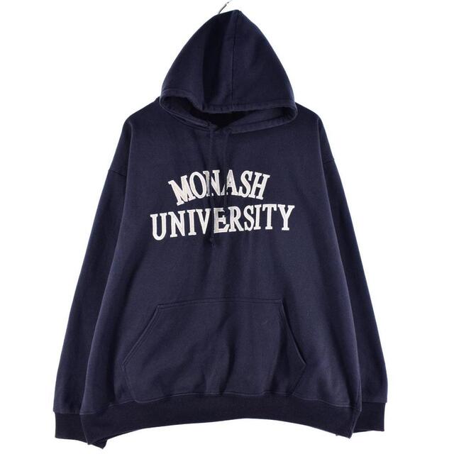 MONASH UNIVERSITY カレッジ スウェットプルオーバーパーカー メンズXXL /eaa313381