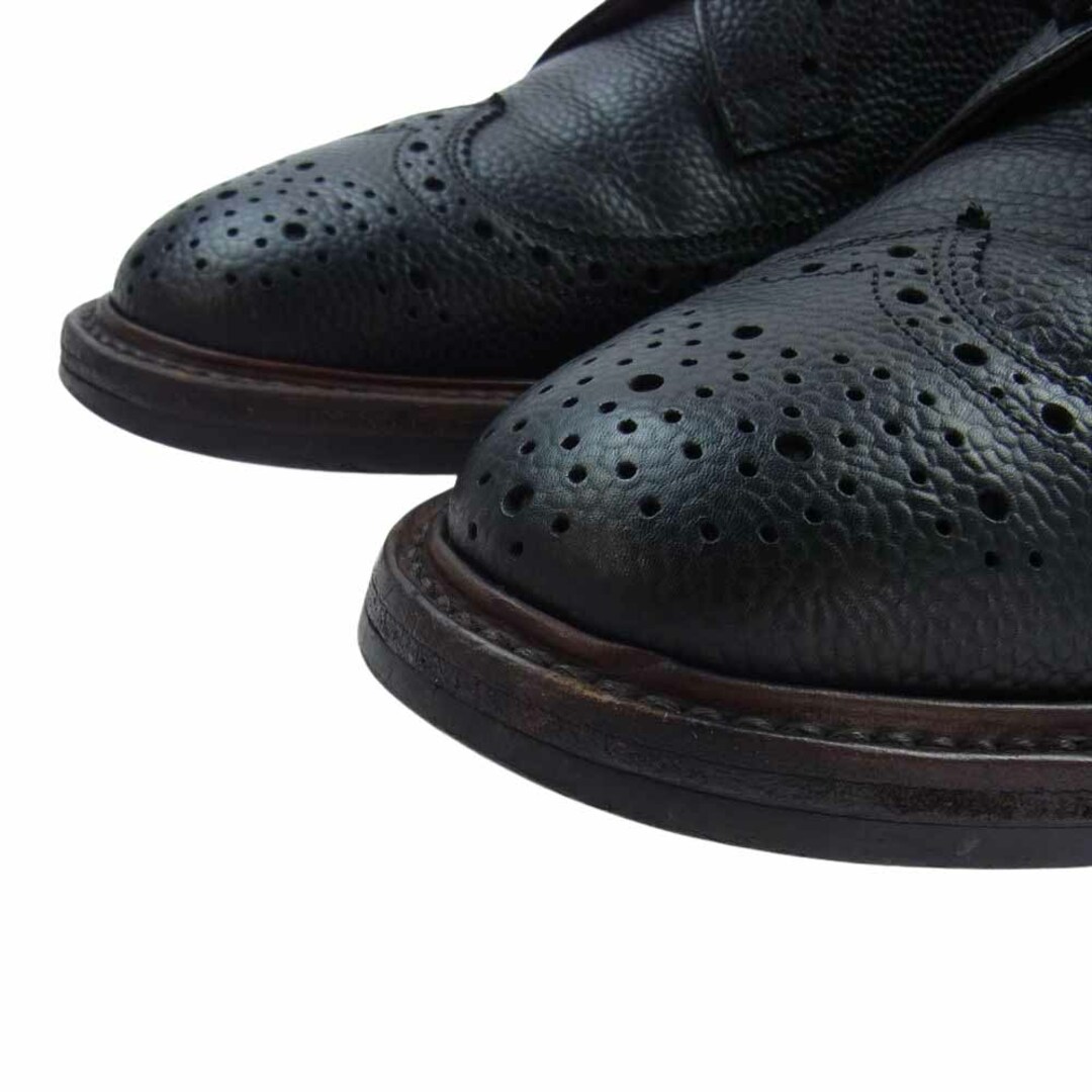 Trickers(トリッカーズ)のTricker's トリッカーズ ドレスシューズ KESWICK  サドルシューズ  革靴 ウイングチップ ブラック系【中古】 メンズの靴/シューズ(ドレス/ビジネス)の商品写真