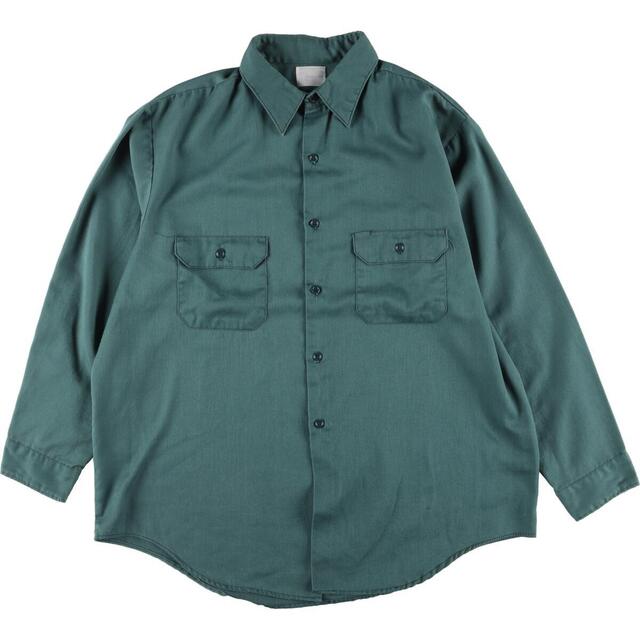 70年代 ビッグマック BIG MAC 長袖 ワークシャツ メンズXL ヴィンテージ /eaa325655