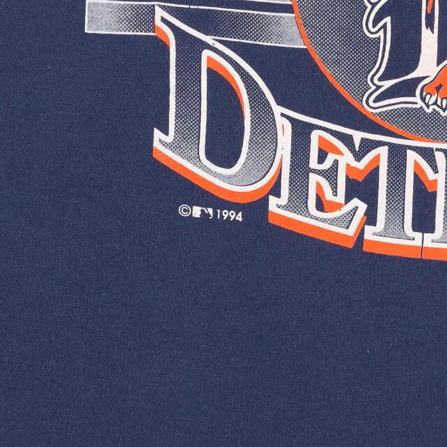 90年代 MLB DETROIT TIGERS デトロイトタイガース スポーツプリントTシャツ USA製 メンズM ヴィンテージ /eaa326881 3