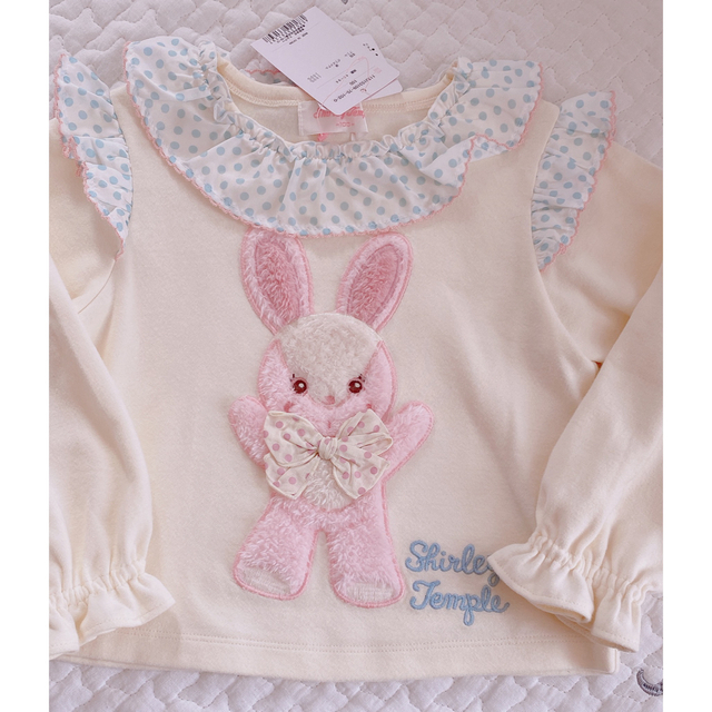 【新品】シャーリーテンプル うさぎぬいぐるみ プルオーバーキッズ服女の子用(90cm~)