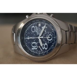 セイコー(SEIKO)の値下げ☆セイコークロノグラフ100m中古品☆(腕時計(アナログ))