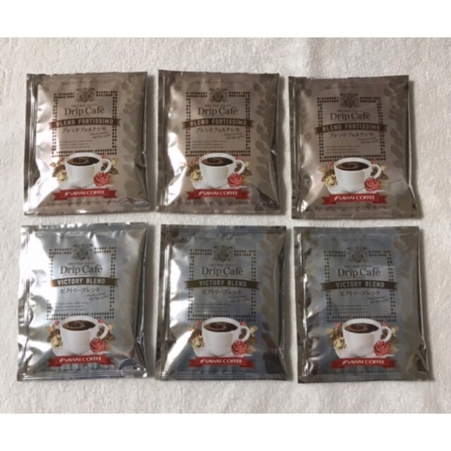 SAWAI COFFEE(サワイコーヒー)の澤井珈琲 ドリップバッグコーヒー ブレンド2種 6袋 食品/飲料/酒の飲料(コーヒー)の商品写真