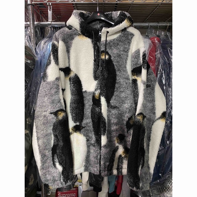 シュプリームSupreme Penguins Hooded Fleece Jacket