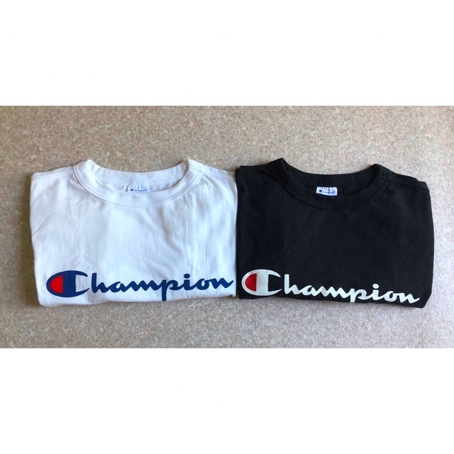 チャンピオン  tシャツ 2枚 白黒　champion