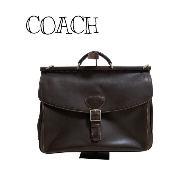 美品 COACH コーチ ビークマン ブラウン ブリーフケース 多容量-